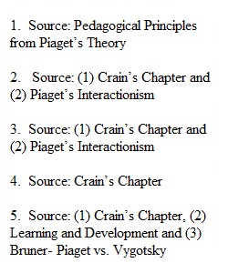 Piaget Exam